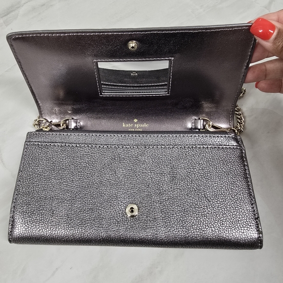 Kate Spade Sparkle Evening Clutch And Card Holder - Picture 9 of 11